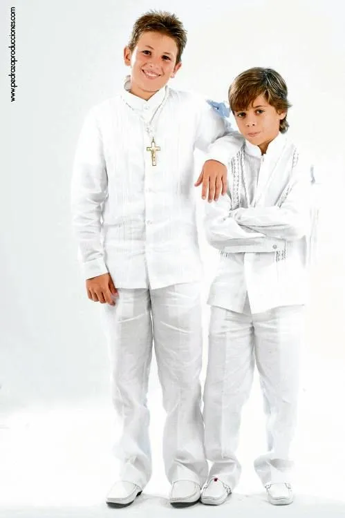 Trajes de bautizo para niño guayabera - Imagui