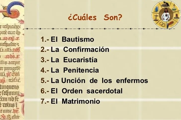 Los siete sacramentos