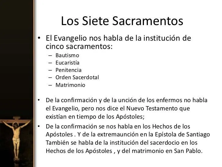 Los siete sacramentos