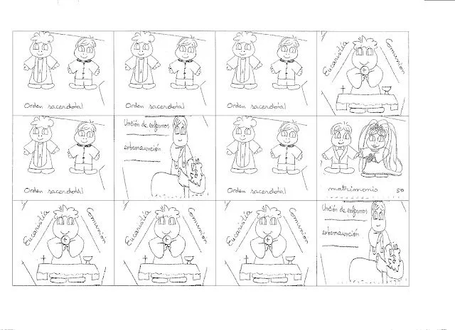 Los siete sacramentos dibujos para colorear - Imagui Los siete sacramentos dibujos para colorear - Imagui