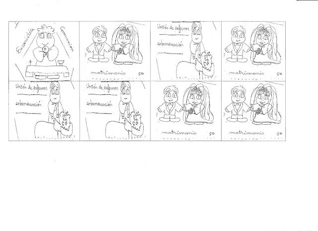 Los sacramentos en dibujos para colorear - Imagui