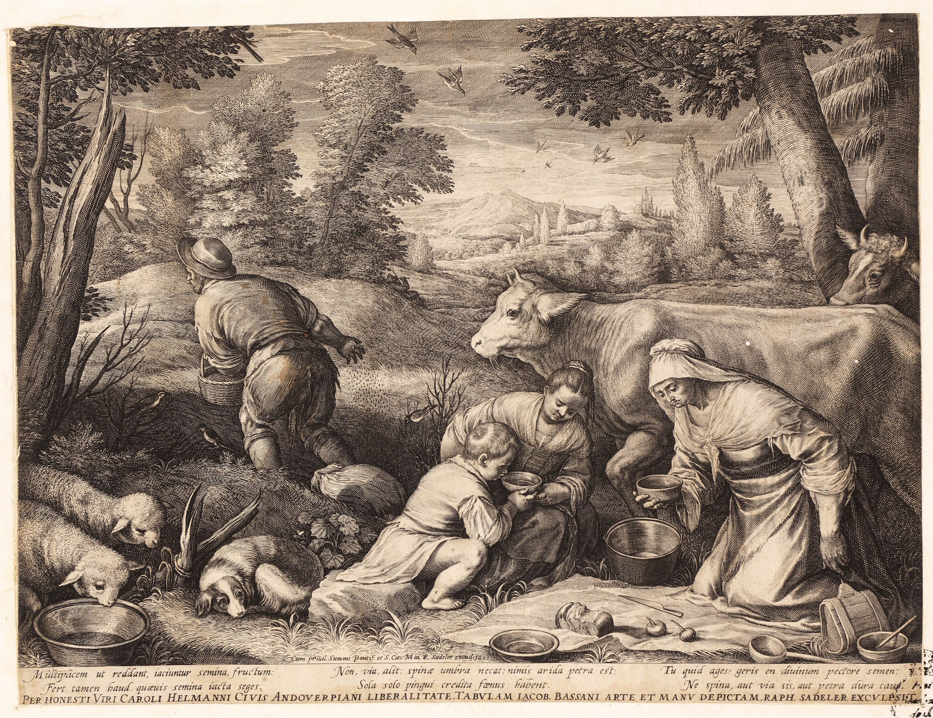 Sadeler, Raphael - La parábola del sembrador Sadeler, Raphael - La parábola del sembrador