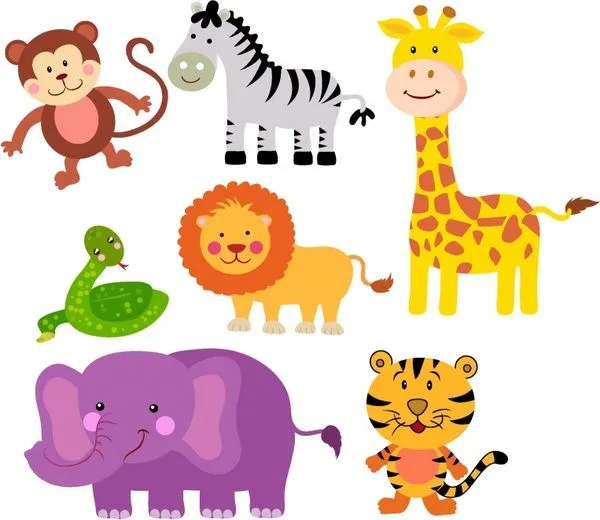 Safari Animals Free vector in Adobe Illustrator ai ( .AI ...