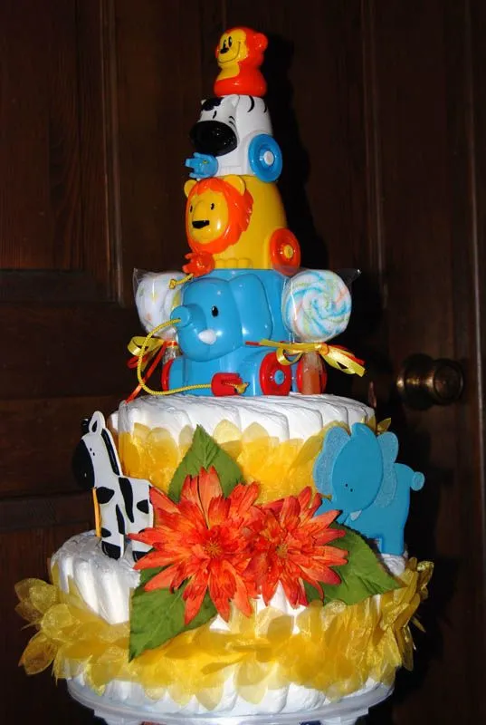 Safari Baby Shower Cake