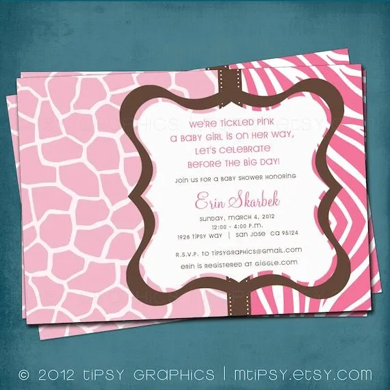 Safari. Moderno Animal Print Baby Shower o fiesta de por MTipsy