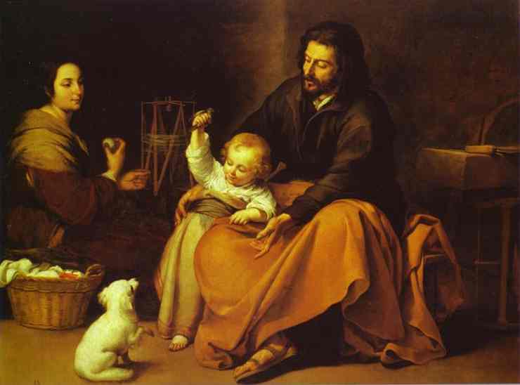 La Sagrada Familia del pajarito, Murillo | La guía de Historia del ... La Sagrada Familia del pajarito, Murillo | La guía de Historia del ...