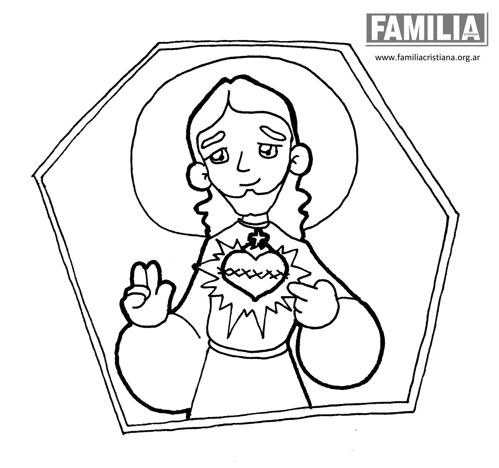 Sagrado corazon de jesus para pintar - Imagui Sagrado corazon de jesus para pintar - Imagui