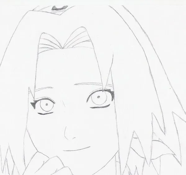 Sakura Naruto para dibujar - Imagui