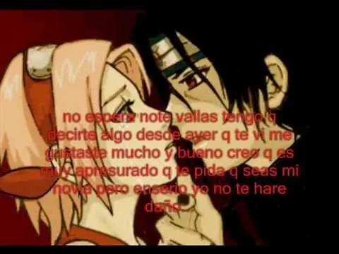 sakura y sasuke historia de amor parte 1 - YouTube