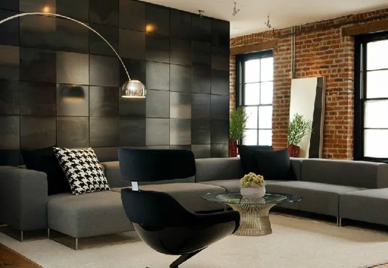 Sala de estar para apartamento de soltero, todo un lujo Sala de estar para apartamento de soltero, todo un lujo