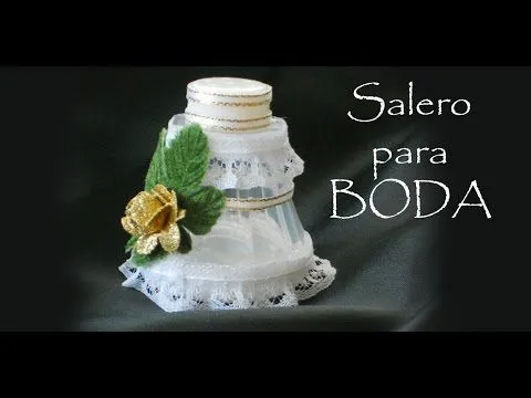 Cómo hacer saleros para BODA Naturaleza TUTORIAL Inerya viris ...