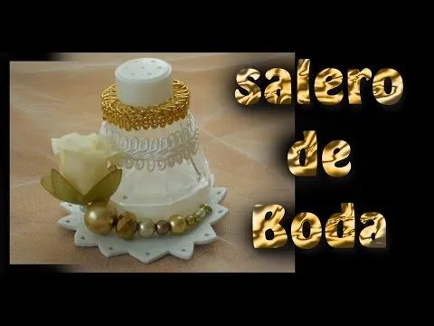 Cómo hacer Saleros para Boda sencillez ELEGANTE TUTORIAL Inerya ...