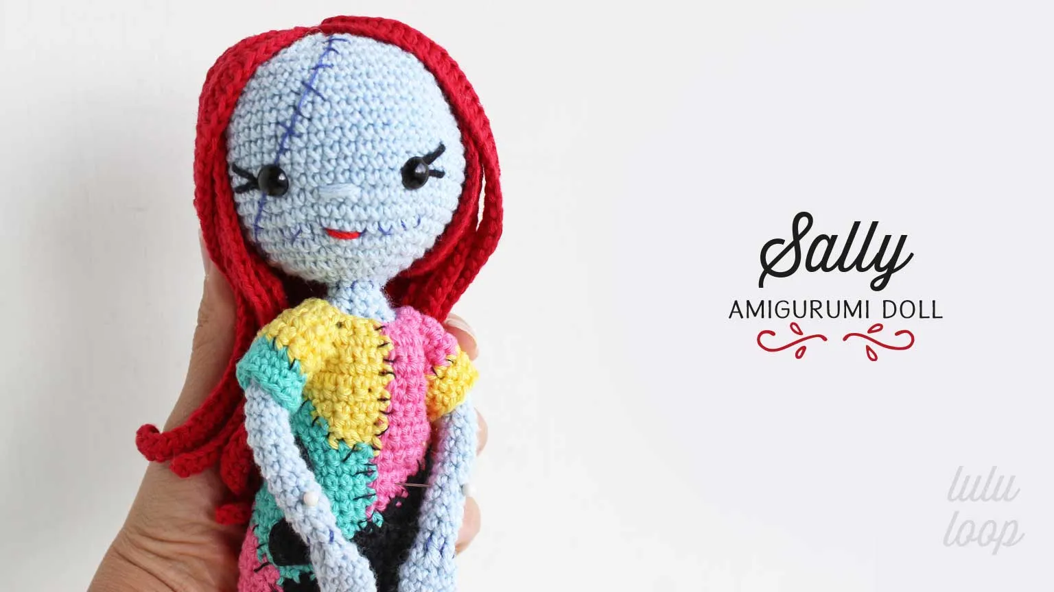 Sally Amigurumi - El Extraño Mundo de Jack - Lulu Loop Amigurumi Patterns