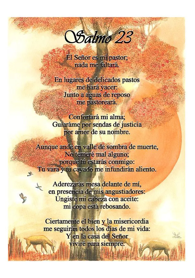 Salmo 23 by Puente - Salmo 23 Drawing - Salmo 23 Fine Art Prints ... Salmo 23 by Puente - Salmo 23 Drawing - Salmo 23 Fine Art Prints ...