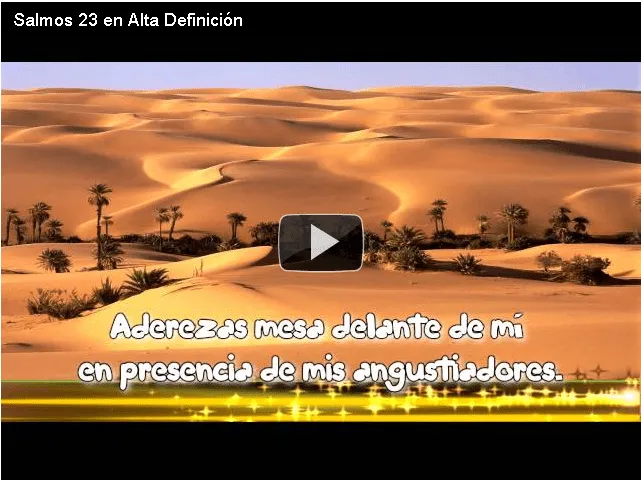 Salmo 23 - Los salmos bíblicos en formato de vídeo - Cristiano ...