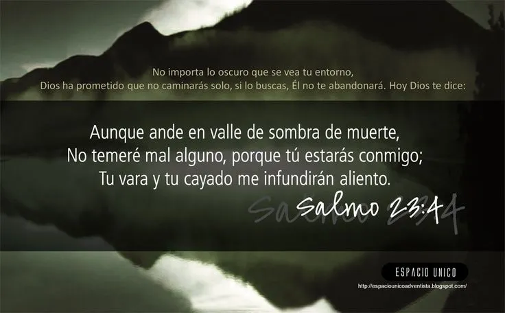 Salmo 23:4 | Biblicos. | Pinterest
