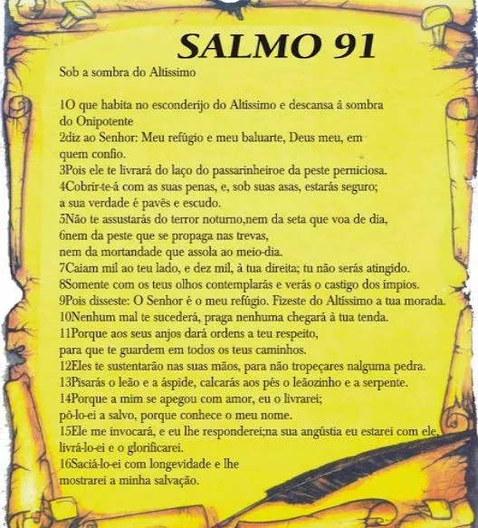 Salmo 91 completo - Imagui