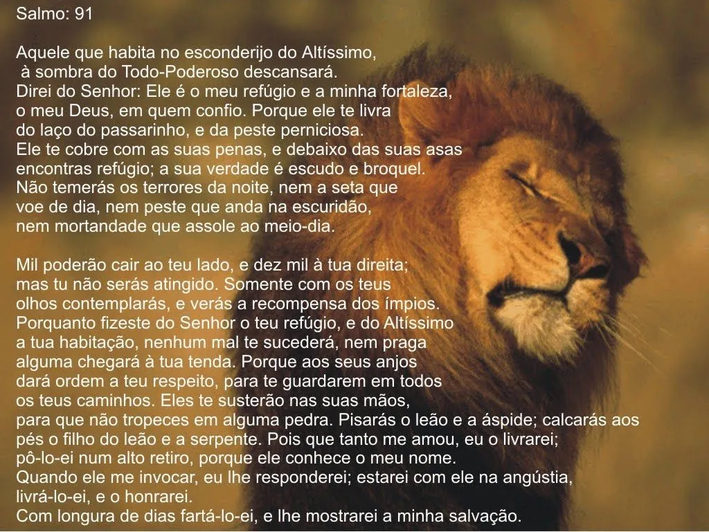 Salmo 91 letra grande - Imagui Salmo 91 letra grande - Imagui