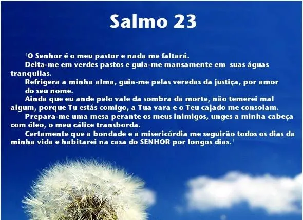 Salmos 23 - Imagui