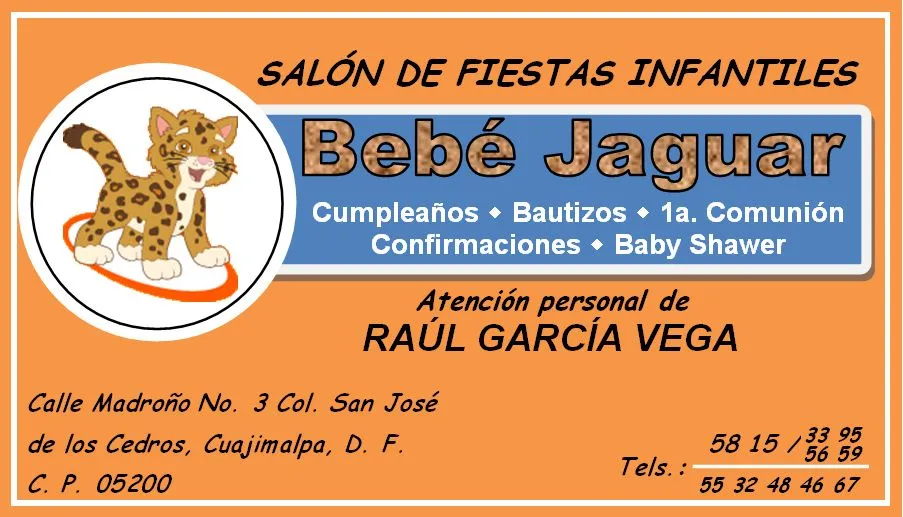 Salón de Fiestas Bebe Jaguar: mayo 2011