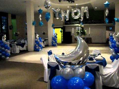 SALON RODARTE decoracion en azul rey - YouTube SALON RODARTE decoracion en azul rey - YouTube