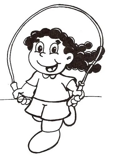 Niño saltando la cuerda para colorear - Imagui Niño saltando la cuerda para colorear - Imagui