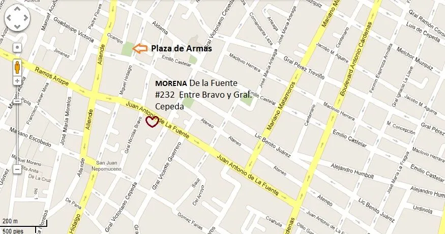 Saltillo coahuila mapa - Imagui