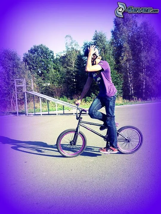bmx,-muchacho,-bicicleta- ...