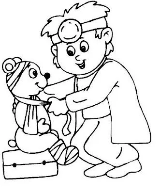 COLOREA TUS DIBUJOS: Dibujos de salud para colorear