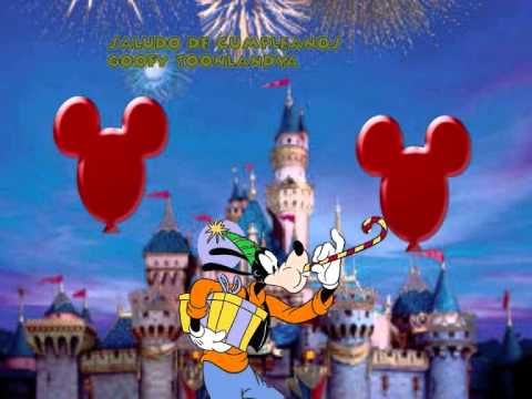 Saludo de cumpleaños Goofy Toonlandya para Sergio - YouTube