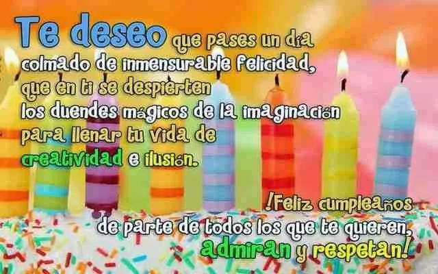 Saludos originales para desear un cumpleaños feliz ~ Frases de ...