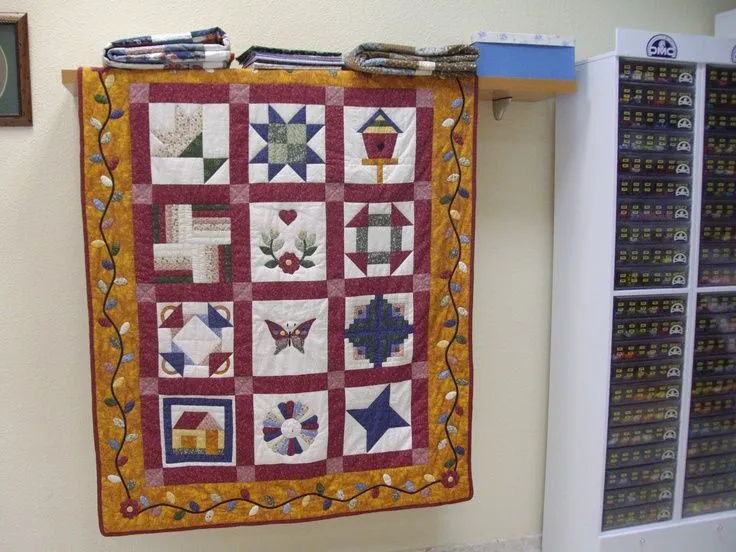 Sampler Quilt Colcha muestrario | I ♥ Patchwork | Pinterest ...