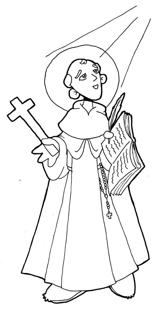SAN JUAN DE LA CRUZ para pintar. | San juan de la cruz, Catequesis, Dibujos SAN JUAN DE LA CRUZ para pintar. | San juan de la cruz, Catequesis, Dibujos
