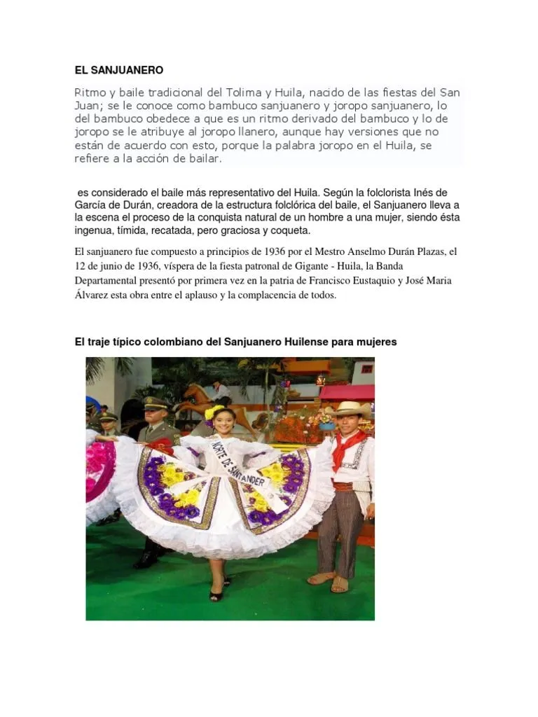 San Juanero Huilense | PDF | Ropa