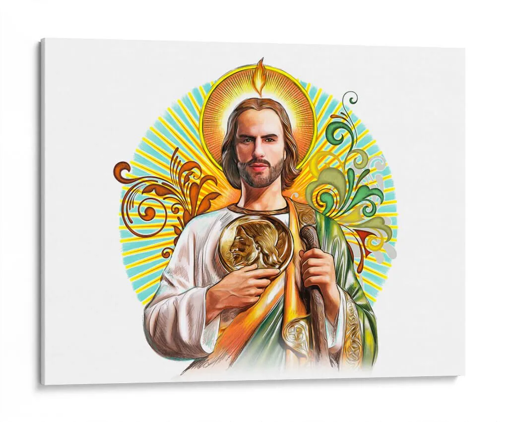 San Judas Tadeo Cuadro Decorativo, Canvas Lab San Judas Tadeo Cuadro Decorativo, Canvas Lab