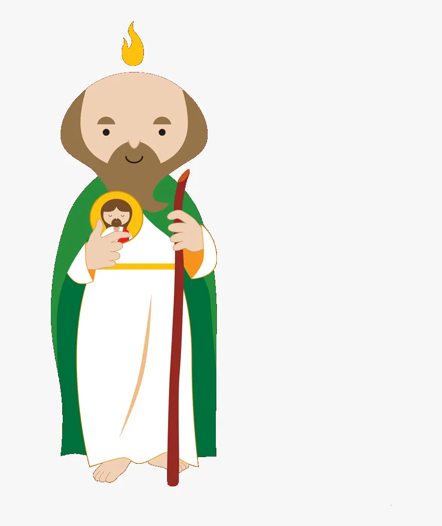 San Judas Tadeo Dibujo Animado, HD Png Download - kindpng San Judas Tadeo Dibujo Animado, HD Png Download - kindpng