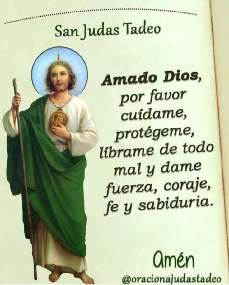 SAN JUDAS TADEO TE PEDIMOS TU PODEROSA INTERCESIÓN ANTE NUESTRO AMADO DIOS POR NOSOTROS. | Frases de amor complicado, Frases bonitas, Oracion de buenos dias SAN JUDAS TADEO TE PEDIMOS TU PODEROSA INTERCESIÓN ANTE NUESTRO AMADO DIOS POR NOSOTROS. | Frases de amor complicado, Frases bonitas, Oracion de buenos dias