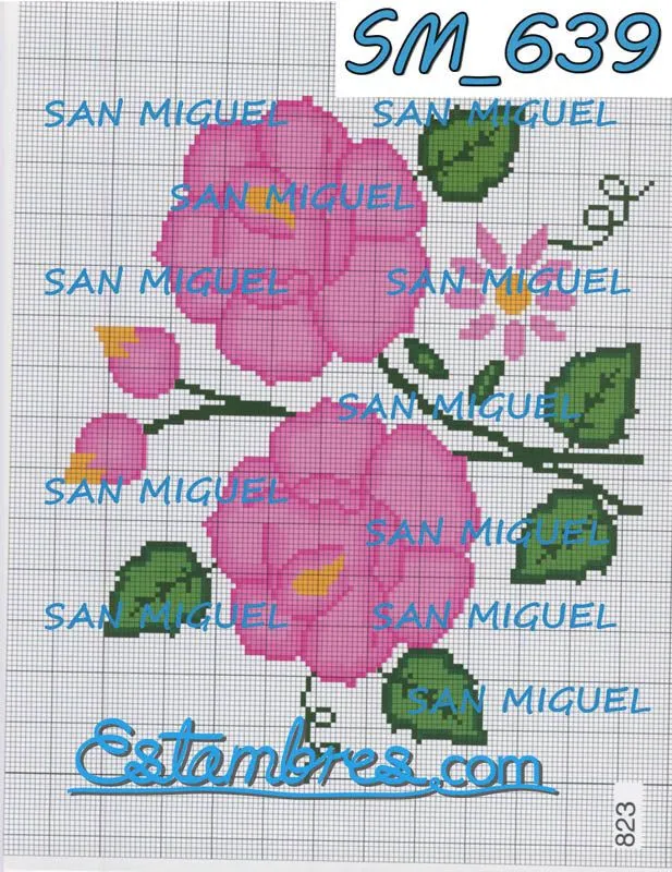 SAN MIGUEL [SM637-701] - 3 de 7 - Esquemas para Bordardo Punto de Cruz -  Estambres.com