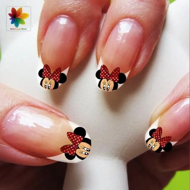 Día De San Valentín, Disney Nail Art, Dibujos Animados, Mickey ...