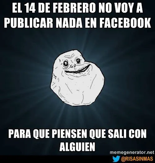 San Valentín en Facebook. | memes lol | Pinterest