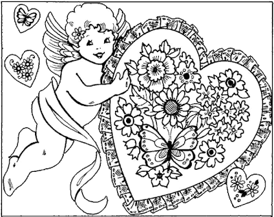 San Valentín láminas para colorear | Para San Valentín San Valentín láminas para colorear | Para San Valentín