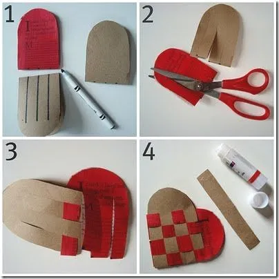 Manualidades San Valentín corazones entrelazados | Para San Valentín Manualidades San Valentín corazones entrelazados | Para San Valentín