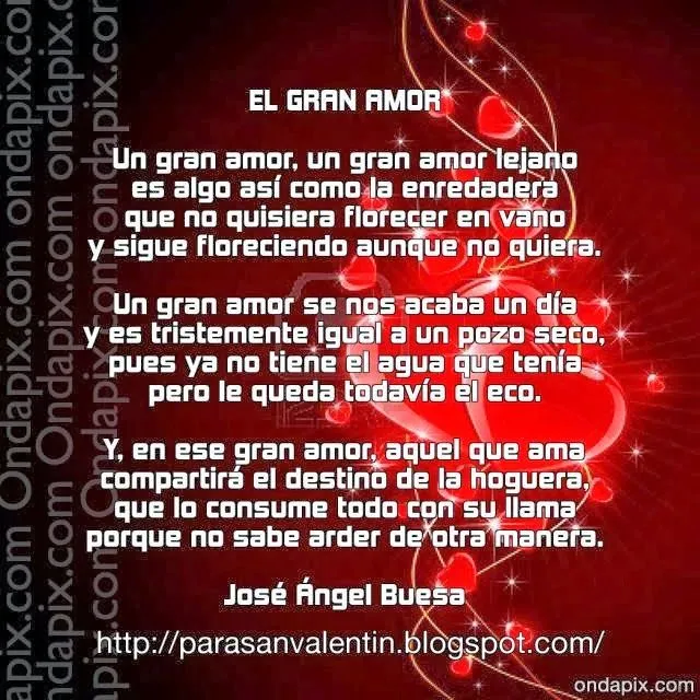 Para San Valentín: poesias de amor