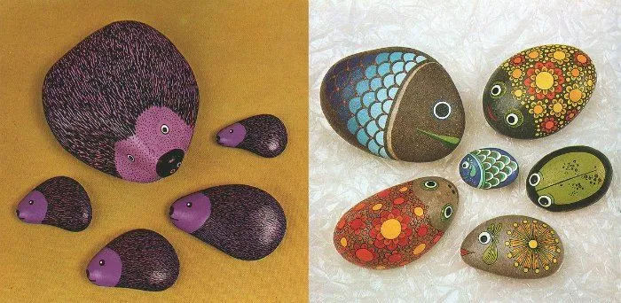 Sana Adicción: Ideas para pintar piedras