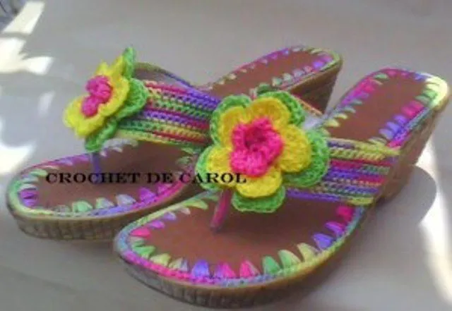 SANDALIA TEJIDAS A MANO DISEÑOS EXCLUSIVOS | sandalias de croche ... SANDALIA TEJIDAS A MANO DISEÑOS EXCLUSIVOS | sandalias de croche ...