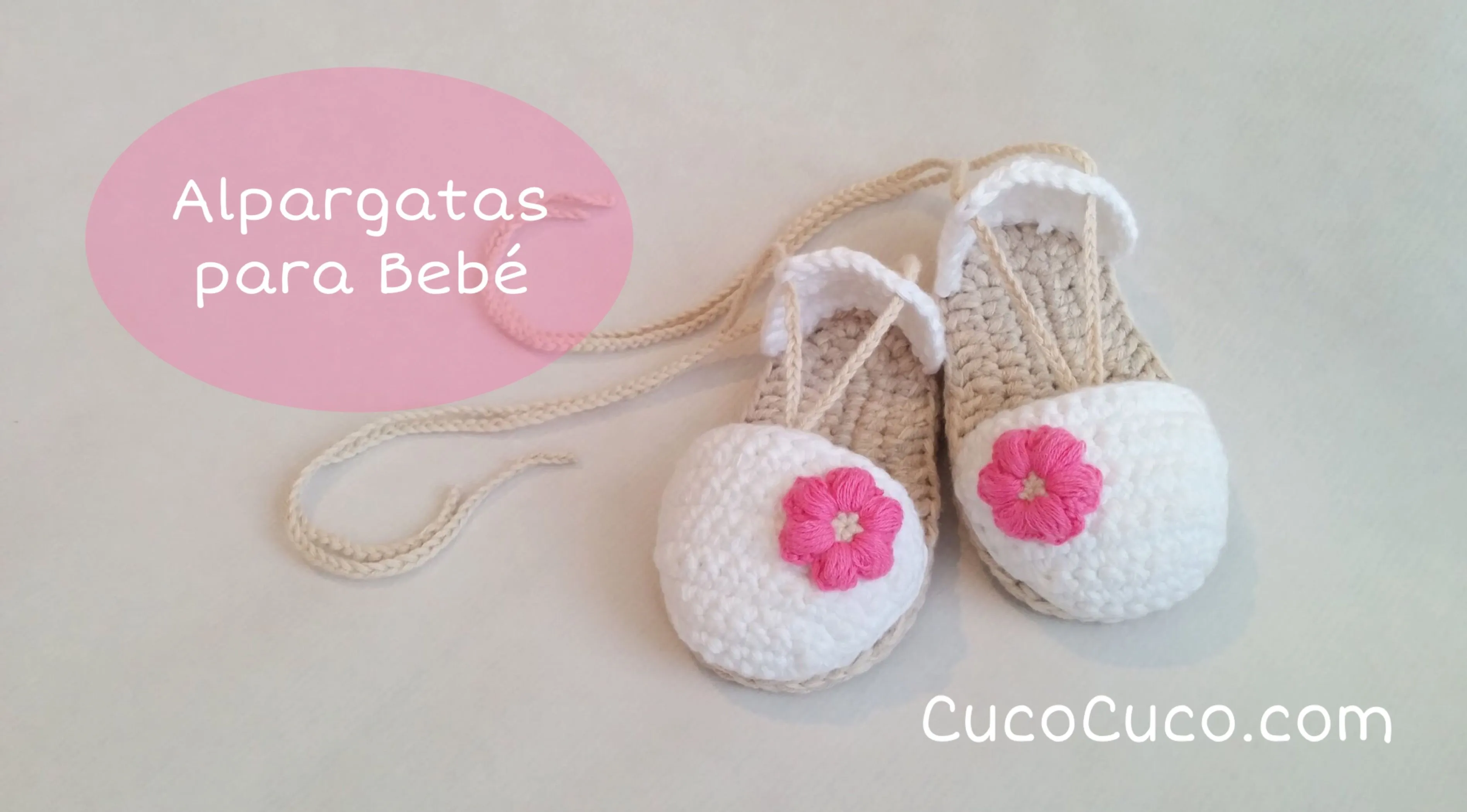 SANDALIAS O ALPARGATAS A CROCHET PARA BEBÉ | CucoCuco