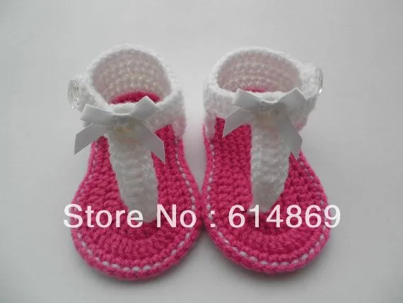 Sandalias baby tejidas patrones - Imagui