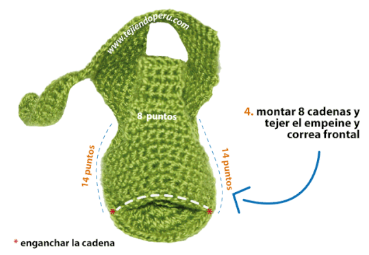 Sandalias para bebe - Tejiendo Perú