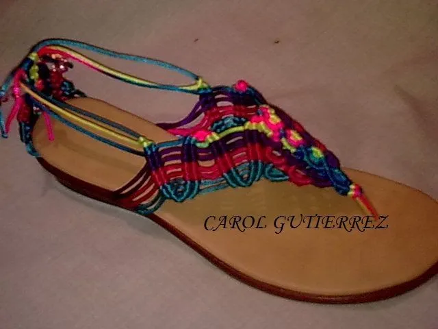 SANDALIAS ELABORADAS EN MACRAME DISEÑOS PERSONALIZADOS | ADORNOS ... SANDALIAS ELABORADAS EN MACRAME DISEÑOS PERSONALIZADOS | ADORNOS ...