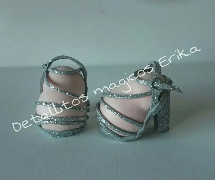 Sandalias de fiesta de tacón para fofuchas. Goma eva. | fofus ... Sandalias de fiesta de tacón para fofuchas. Goma eva. | fofus ...